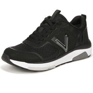Vionic Strider Walk Size 7.5 M Black Sneaker Women's Lace Up NWB $164 Orthopedic